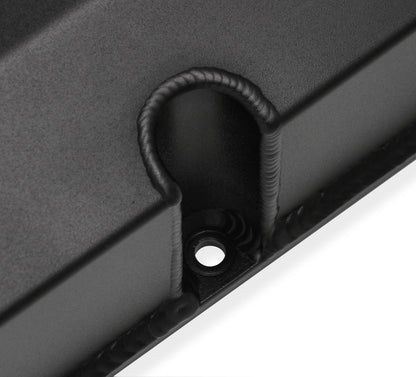 Cache-soupapes Sniper BBC en aluminium, noir - Sniper Valve Cover - Fabriqué en aluminium - BBC - Haut - Noir