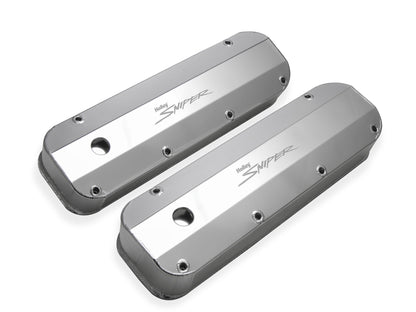 SNIPER FAB ALUMINIUM V/C SLV FORD BB 429-460 - Sniper Ventildæksel - Fremstillet Aluminium - Ford Big Block - Naturanodiseret
