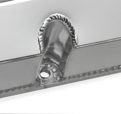 SNIPER FAB ALUMINIUM V/C SLV, FLAD TOP, SBC - Sniper Ventildæksel - Fremstillet Aluminium - SBC - Perimbolt - Flad - Anodiseret