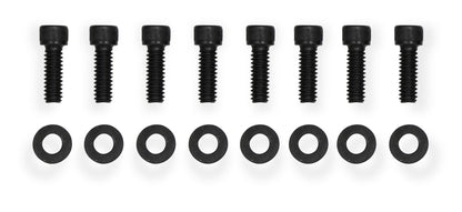 Cache-soupapes Sniper Fab Alum noir, plat, SBC - Sniper Valve Cover - Fabriqué en aluminium - SBC - Fixation par boulon périphérique - Plat - Noir