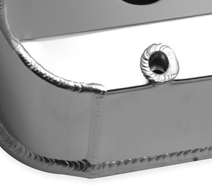 SNIPER FAB ALUMINIUM V/C SLV SBF, TYKK SKINNE - Sniper Ventildæksel - Fremstillet Aluminium - Ford Small Block - Naturanodiseret