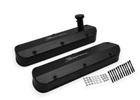 SNIPER FAB ALUM V/C TAPERED BLK SBF - Sniper Valve Cover - Fabricated Aluminum - Ford Small Block - Tall  - Black