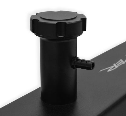 SNIPER FAB ALUM V/C TAPERED BLK SBF - Sniper Valve Cover - Fabricated Aluminum - Ford Small Block - Tall  - Black