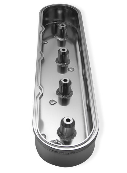 SNIPER FAB V/C LS1 MED SPOLESTATIV, SLV - Sniper Ventildæksel - Fremstillet Aluminium - GM LS Motorer - Naturanodiseret