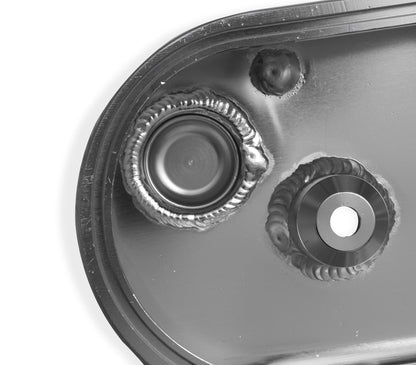 SNIPER FAB V/C LS1 MED SPOLESTATIV, SLV - Sniper Ventildæksel - Fremstillet Aluminium - GM LS Motorer - Naturanodiseret