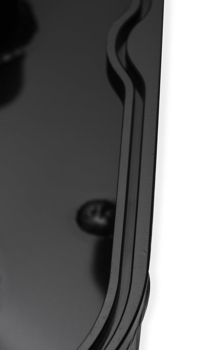 SNIPER FAB V/C LS1 W/ COIL STAND, BLK - Sniper Valve Cover - Fabricated Aluminum - GM LS Engines - Satin Black