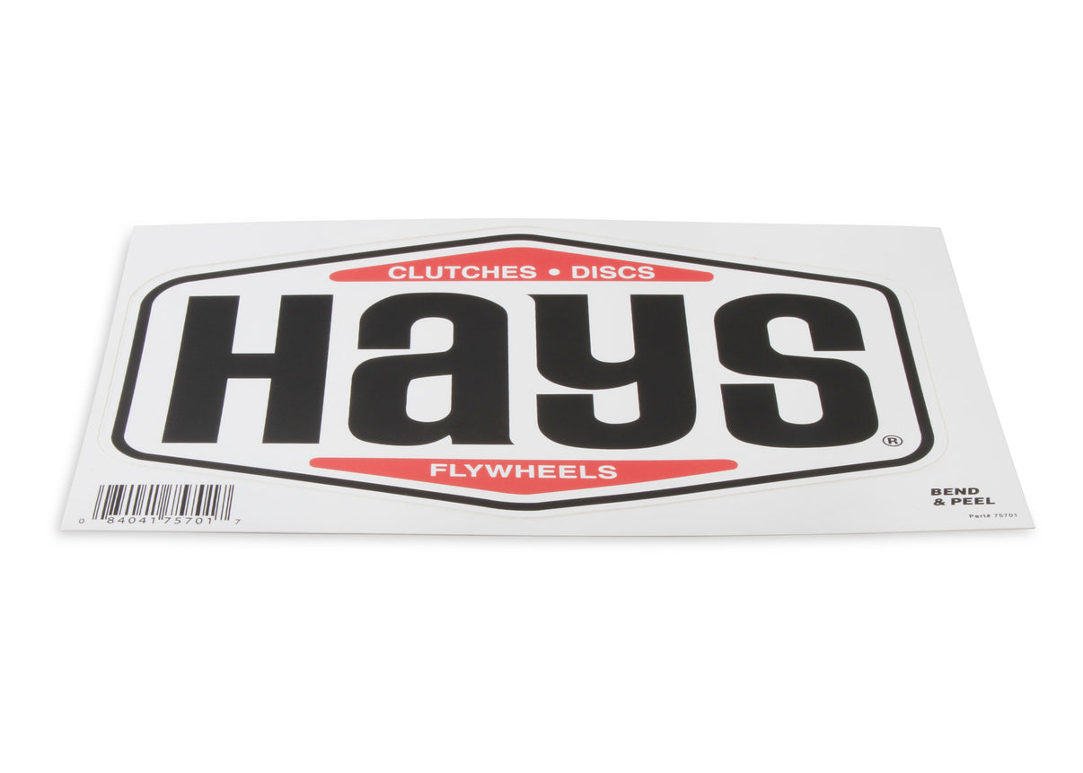 Hays Decal - Photo - out of package Right