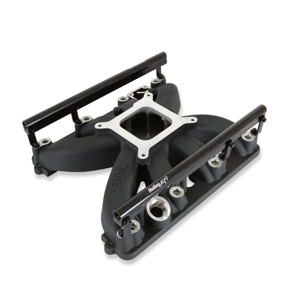 Single plane intake manifold for Gen III Hemi, EFI Black - Photo - out of package Bottom