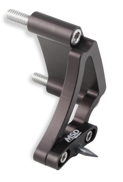 Timing Pointer SB Chevy, 6-3/8" Balancer - MSD Adjustable Billet Timing Pointer - SBC