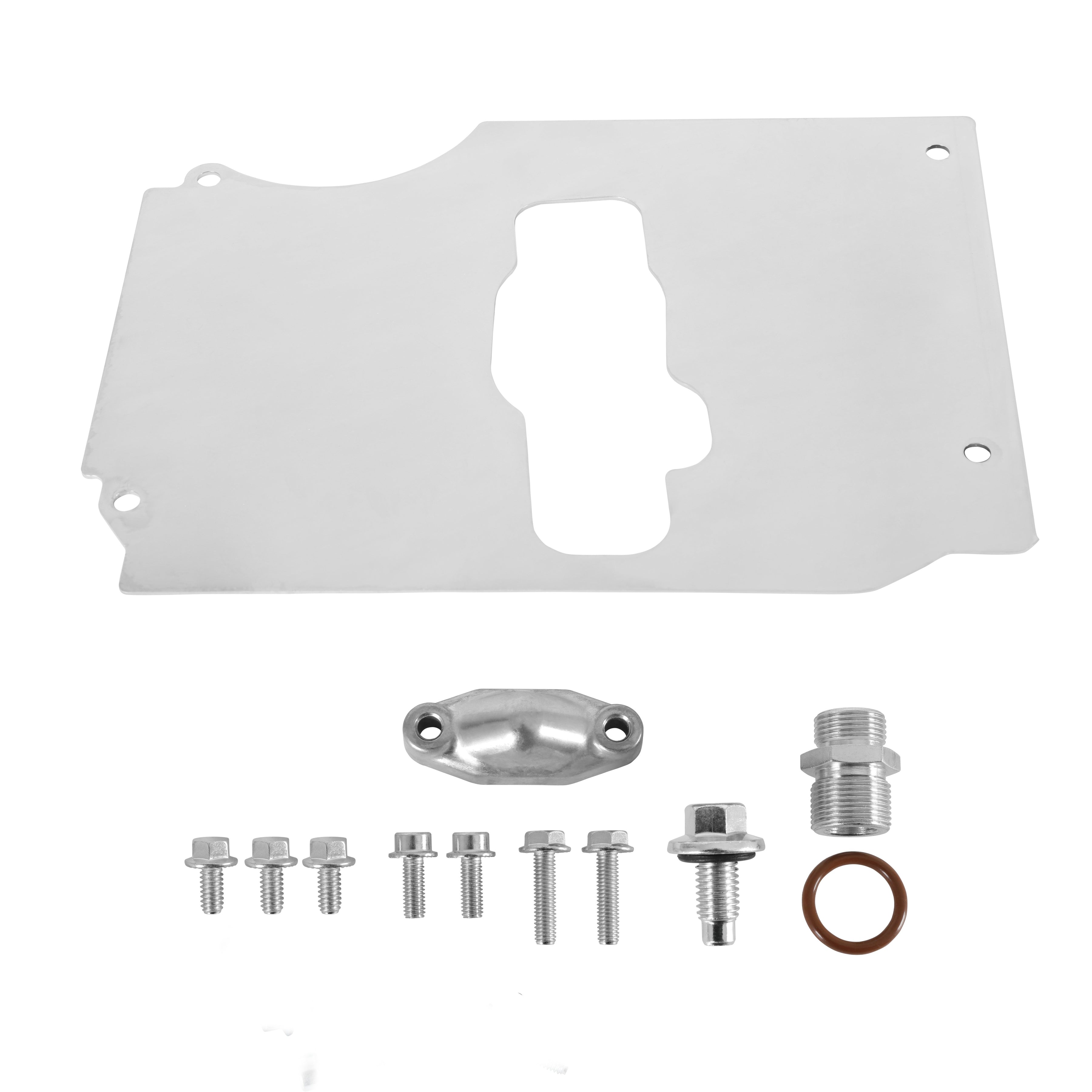 Holley GM LS Swap Oil Pan - 4WD / Truck / Off-Road - Black - Photo - out of package Back