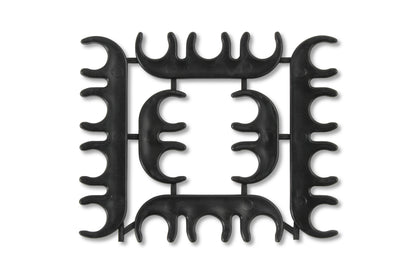 Jeu de câbles d'allumage - 8 mm - Câble bleu avec capuchons droits bleus