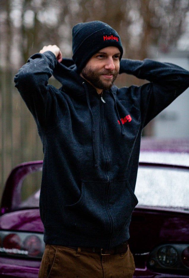 Holley Branded Full Zip Hood - Photo - out of package Top