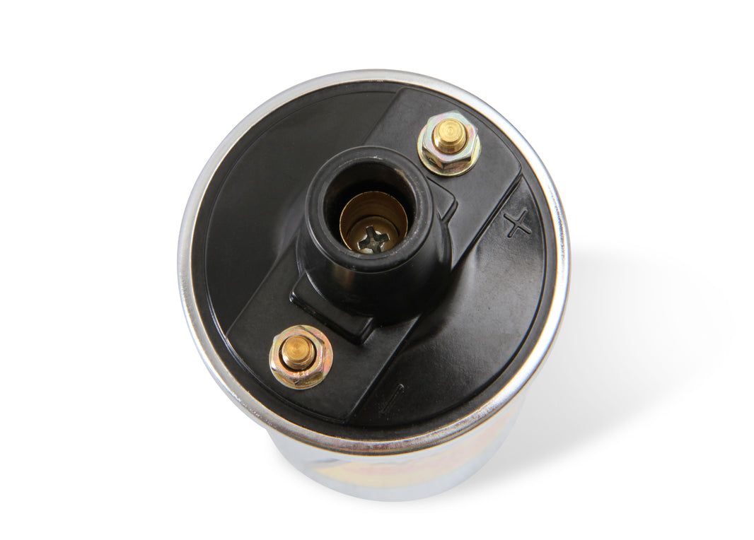 Bobine d'allumage ACCEL - Chrome - 42 000 V, primaire 1,4 ohm - Rappels - jusqu'à 6 500 tr/min