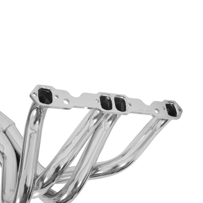 Hooker Super Competition Long Tube Header - Ceramic Coated - Photo - Close Up Angle