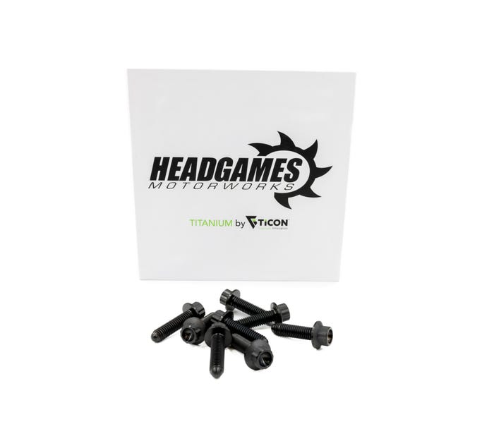 Headgames Motorworks Titanium Timing Cover Bolts