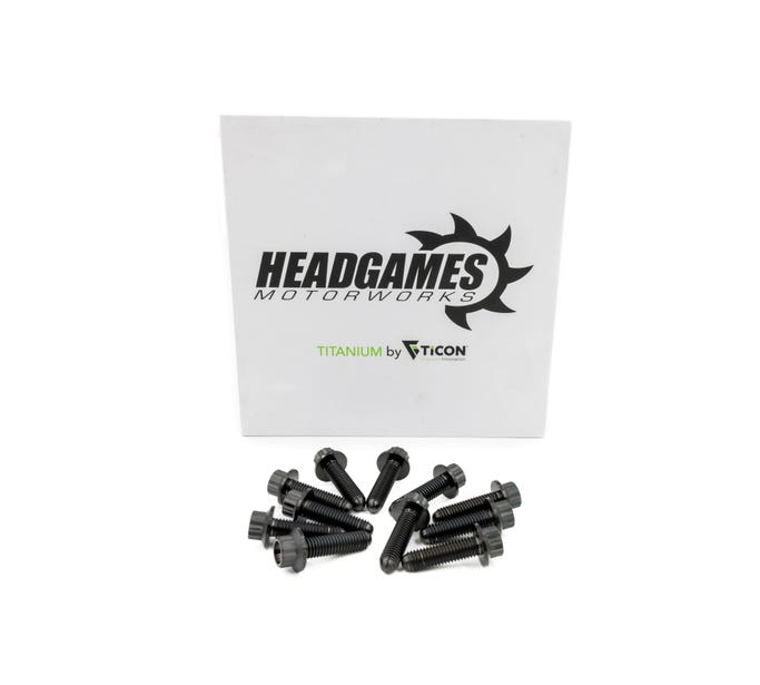 Headgames Motorworks Titanium Valley Cover Bolts