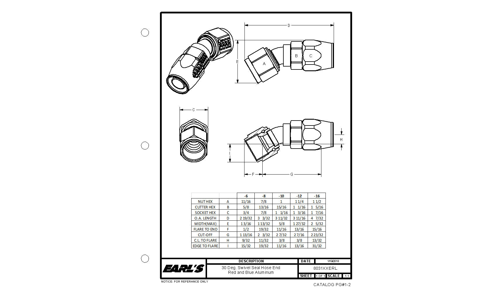 Earl's 803110ERL image 2