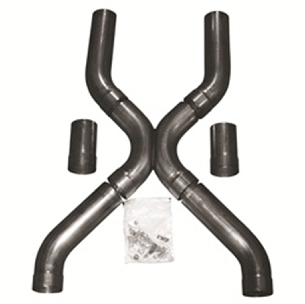 3-1/2" X-Pipe Kit - Stainless Steel - 3-1/2" X-Pipe Kit - 16 Ga. 304 Stainless Steel
