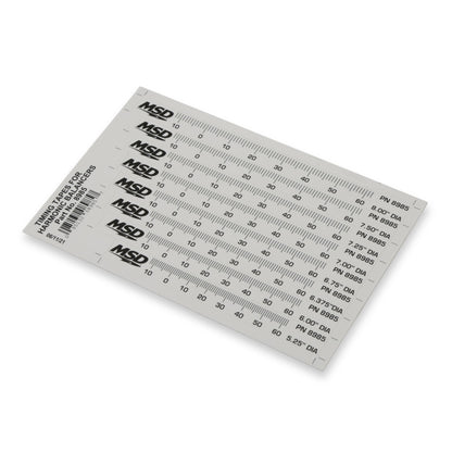 MSD Timing Tape - Harmonic Balancer - 5.25" to 8.00" - Photo - out of package Back