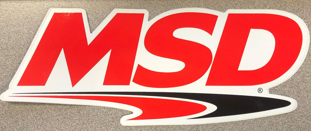 Decal, MSD Logo, 9"x3.5" - MSD Decal