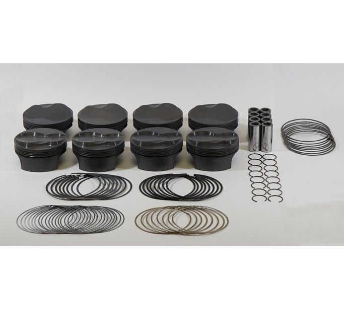 Mahle Performance LS7 Powerpak Pistons - 4.130" Bore - 4.000" Stroke - 6.125" Rod - 5.6CC Dome - 930229735
