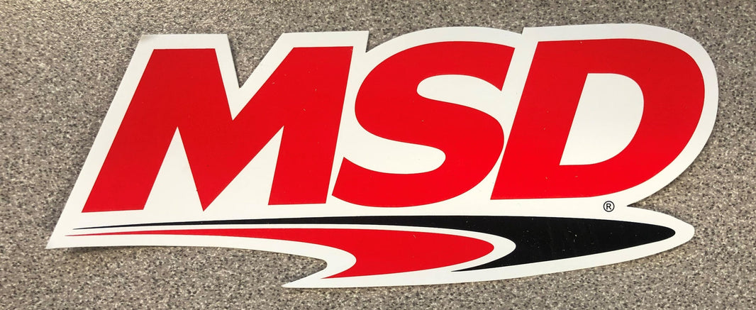 Decal, MSD Logo, 5.5"x2.1" - MSD Decal
