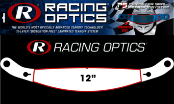 RAC OPT ST5 SML TAB 4MM CLR PS - STILO 3459CP FILM DÉCOLLABLE POUR CASQUE, PÉRIMÈTRE ST5 PETIT FILM TRANSPARENT 4MM - PAQUET DE 30
