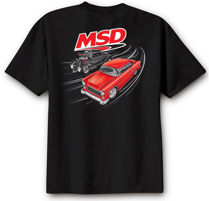 T-shirt MSD Racer, noir, taille L - T-shirt MSD Racing