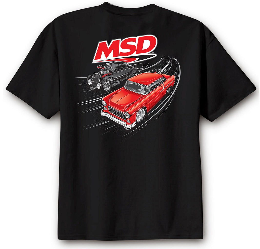 T-SHIRT MSD RACER, SORT XL - MSD Racing T-shirt