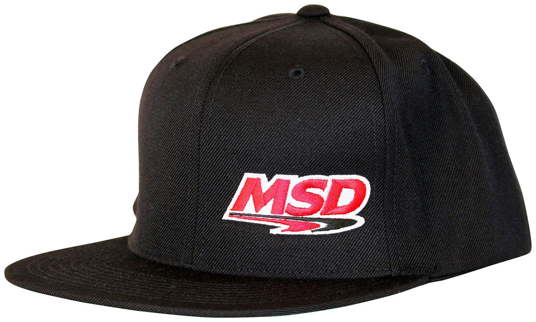 Cap, MSD Logo Left, Flatbill, Black - MSD Flatbill Hat