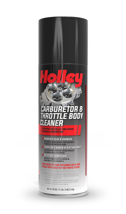 HOLLEY Carburetor & Throttle Body Cleaner Spray, 18oz Can - Photo - Primary