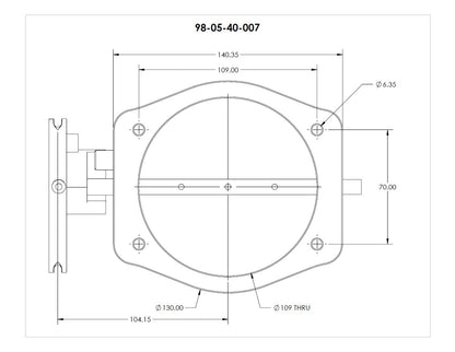 Mechanical Throttle Body - 109Mm