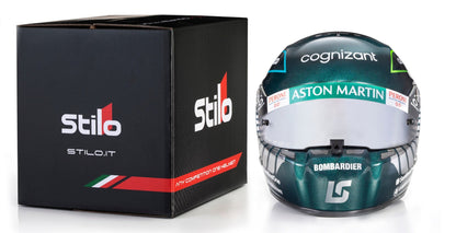 ST5 Mini Helmet- Lance Stroll / Aston Martin 2023 Regular Season Livery