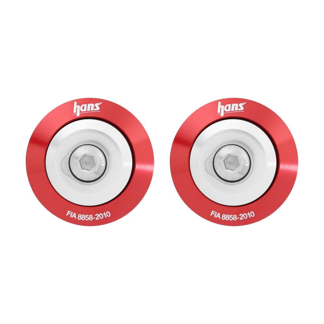 Fixation HANS pour casque Stilo AK113111R - Rouge - Paire