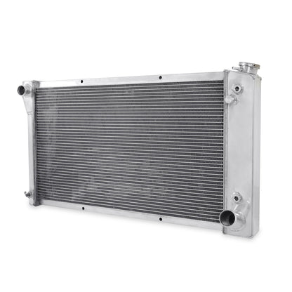 67-72 CHVY ALUMINUM RADIATOR-AUTO-V8 - Brothers Trucks Aluminum Radiator - Auto - V8 - 4 Row