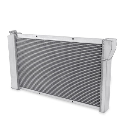 67-72 CHVY ALUMINUM RADIATOR-AUTO-V8 - Brothers Trucks Aluminum Radiator - Auto - V8 - 4 Row