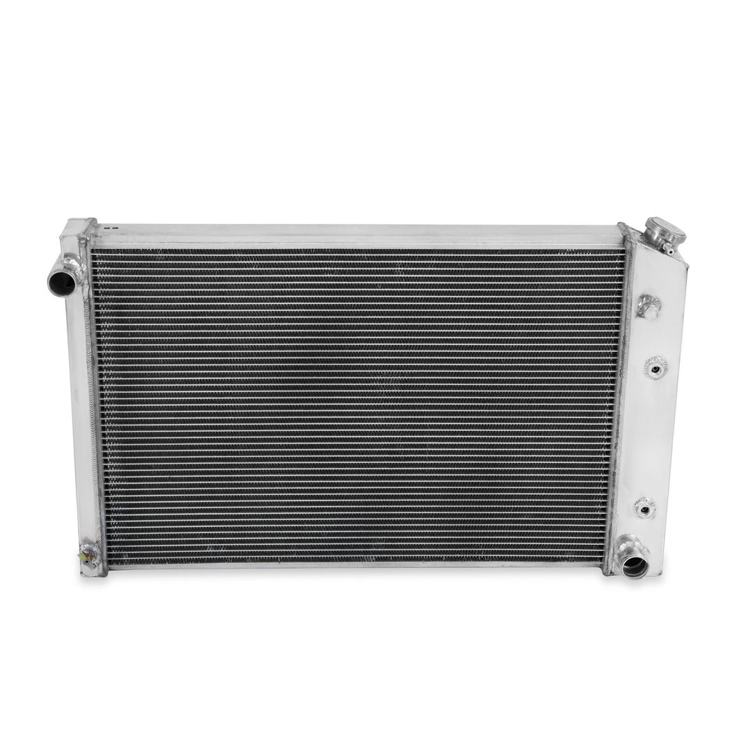73-87 CHVY ALUMINUM RADIATOR-AUTO-V8 - Brothers Trucks Aluminum Radiator - Auto - V8 - 4 Row