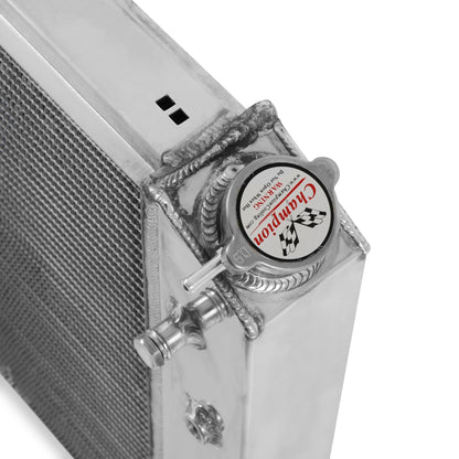 73-87 CHVY ALUMINUM RADIATOR-AUTO-V8 - Brothers Trucks Aluminum Radiator - Auto - V8 - 4 Row