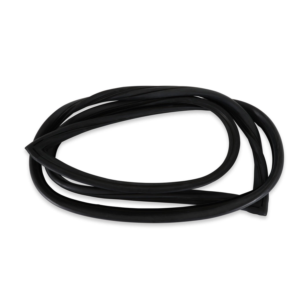 67-72 RR WINDOW W/STRIP DELUXE - Brothers Trucks Rear Window Weatherstrip