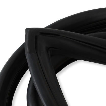 67-72 RR WINDOW W/STRIP DELUXE - Brothers Trucks Rear Window Weatherstrip