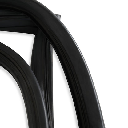 67-72 RR WINDOW W/STRIP DELUXE - Brothers Trucks Rear Window Weatherstrip