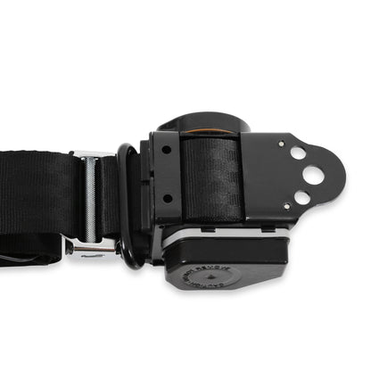 60-66 CHEVY/GMC TRUCK SEAT BELT KIT-3 PT - Brothers Trucks Seat Belt Kit - Black