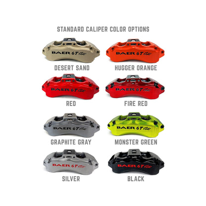 Baer Brakes 13" SS4 Rear Brake Kit, Graphite Gray, Slot/Zinc