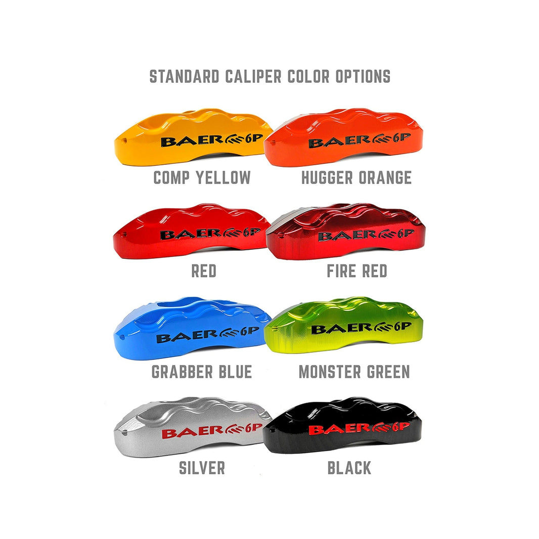 14" Pro+ Brake Sys Frt Blk 03-07 350Z - Baer Brakes 14" Pro+ Front Brake Kit - Black