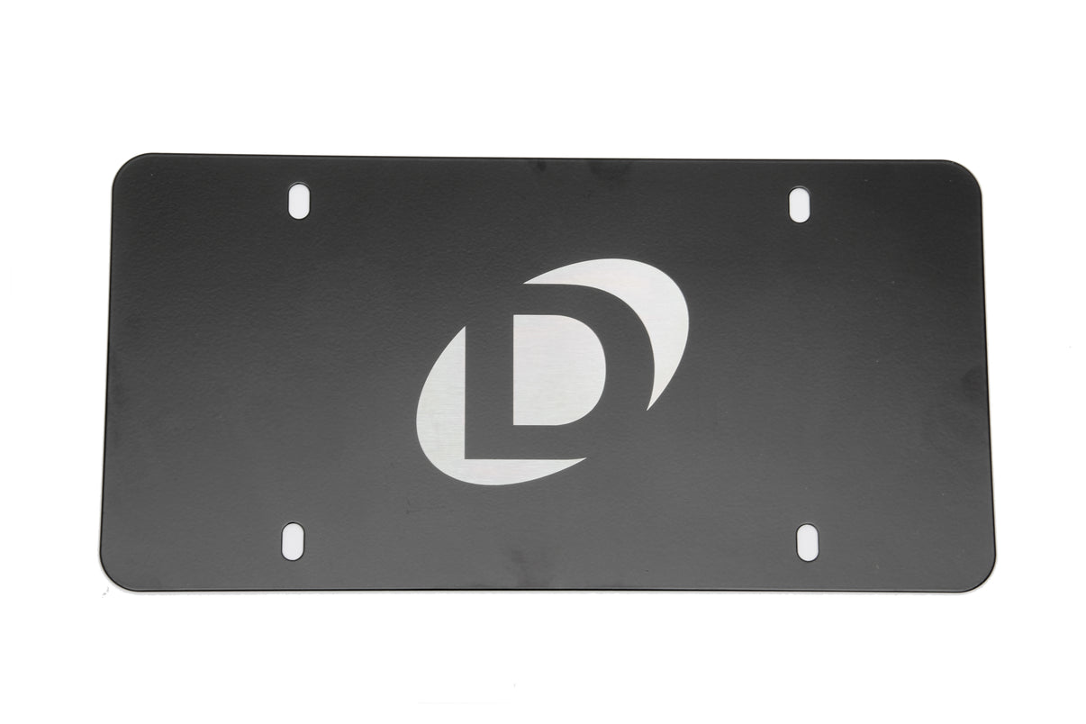 Dinan Marque Plate - Black - Photo - Primary Front