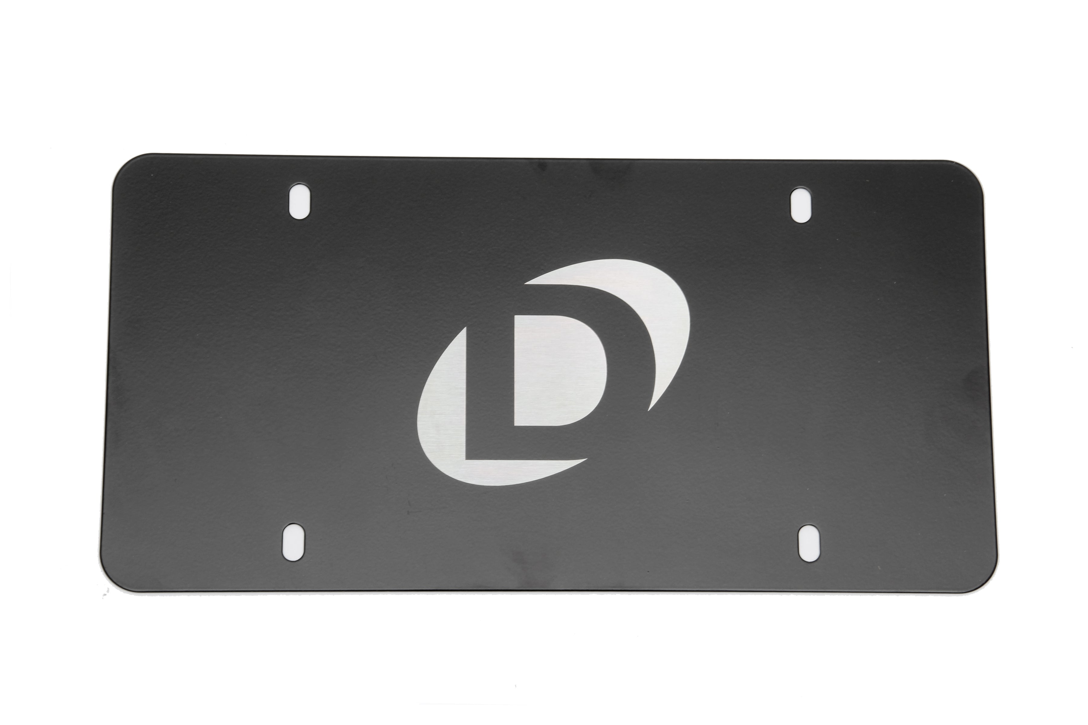 Dinan Marque Plate - Black - Photo - Primary Front