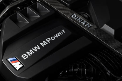 Dinan Matte Carbon Fiber Strut Tower Brace - 2021-2026 BMW M2/M3/M4 - Photo - out of package Left