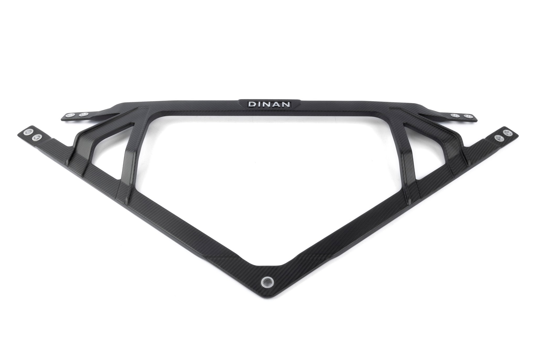 Dinan Matte Carbon Fiber Strut Tower Brace - 2021-2026 BMW M2/M3/M4 - Photo - out of package Angle
