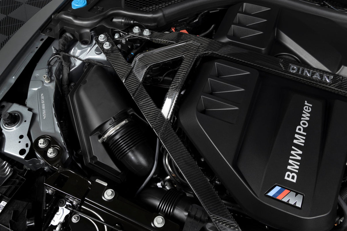 Dinan Gloss Carbon Fiber Strut Tower Brace - 2021-2026 BMW M2/M3/M4 - Photo - out of package User 5
