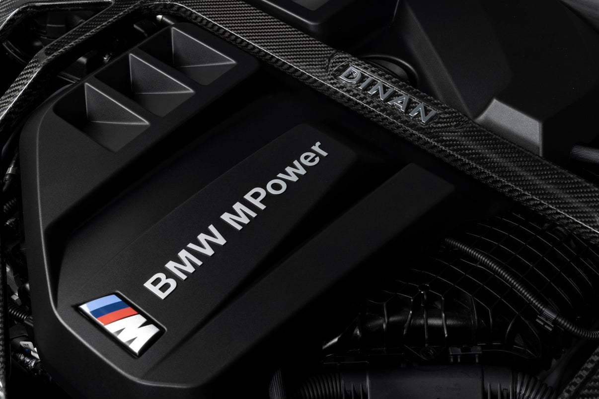 Dinan Gloss Carbon Fiber Strut Tower Brace - 2021-2026 BMW M2/M3/M4 - Photo - out of package Right